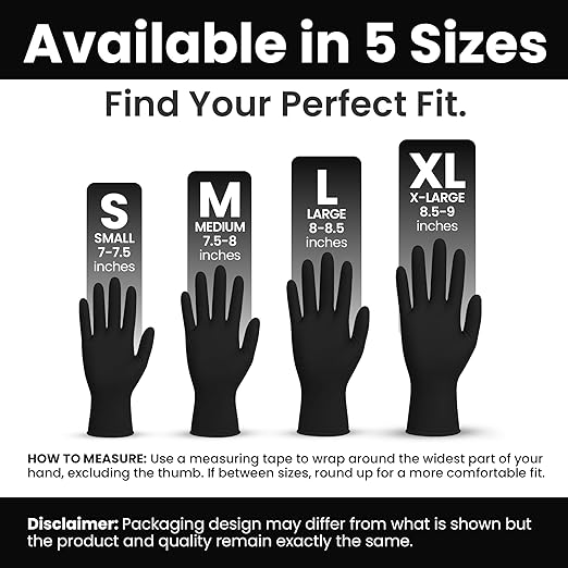 SAFEWAY USA Vinyl Disposable Gloves — Non-Latex and Powder Free, Heavy-Duty Protective and Multi-Purpose Gloves for Cleaning, Food Prep, Tattooing, Lab Works, Mechanics and More — (3000 pcs, Large)