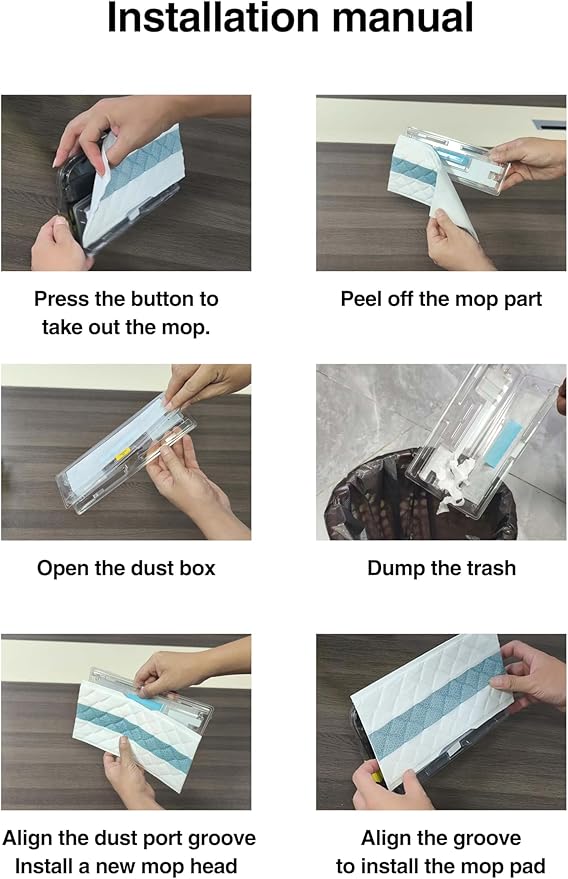 30Pcs Replacement of Split Type Mop Pad Compatible for Shark VACMOP Disposable Hard Floor Vacuum and Mop Pad Refills for Shark Vacmop Pro VM252 VM251 VM250 VM200 VC205 QM250 VM190 VM200P12 VMP30