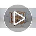 2 Pack Bamboo Corner Shelf,3 Tier Kitchen Cabinet - Image 8