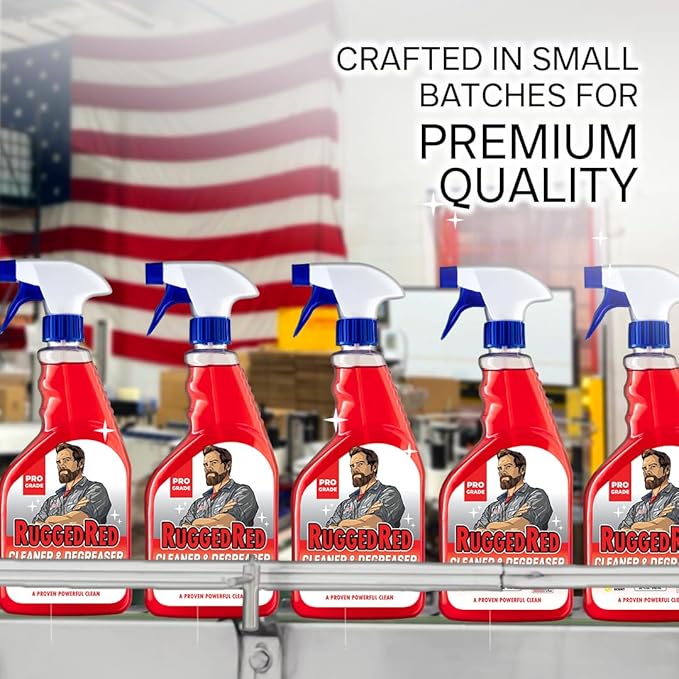 Industrial-Strength Cleaner & Degreaser – Heavy-Duty Kitchen Degreaser Spray for Chefs & Catering, USA-Made, Citrus Scent, 32oz (2 Bottles)