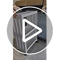 Rolling Storage Utility Cart Slim Organizer Shelf with Wheels 3 - Image 8
