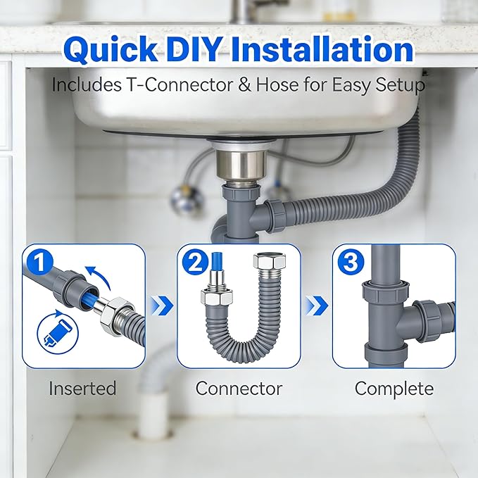 Glass Rinser for Sink, Upgrade Faucet Glass Rinser Head with Tray, High Pressure 360° Rotating Spray Cup Washer Bottle Cleaner, Stainless Steel Bar Sink Accessories for Kitchen Cafe Restaurant
