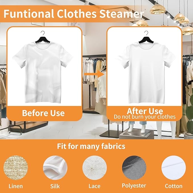 Mini Steam Iron for Clothes, Travel Steamer for Clothes Portable, Micro Steam Iron Mini Handheld Steamer Support Dry And Wet Ironing for Home Travel (White) (Emerald Green)