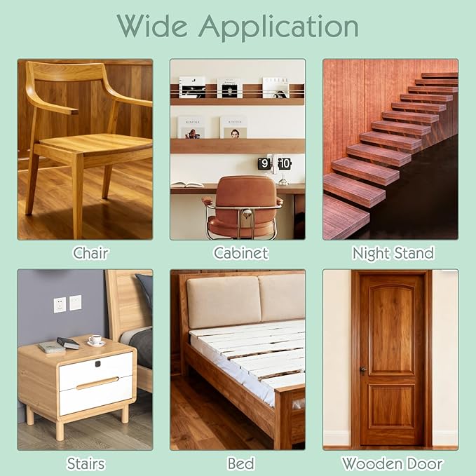 Zorfeter 20 Pack Wood Filler Sticks with 2 Scrapers, 20 Colors Wood Wax Crayons Furniture Repair Kit, Scratch Repair Crayons for Floors Cabinets Tables Doors