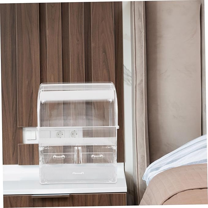 Large Capacity Makeup Storage Box Drawers Organizer Desktop Cosmetic Organizer Stylish Design