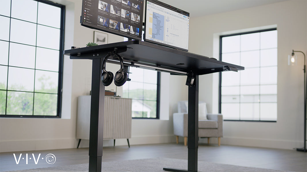 VIVO Black Screw-on 47 in Fabric Cable Management Tray - Image 8