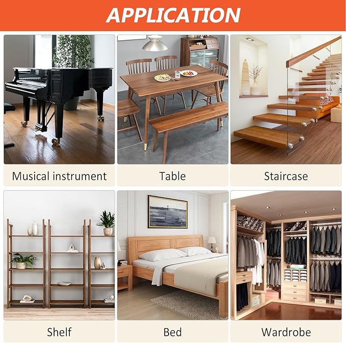 Wood Furniture Repair Kit, 18 Colors Wood Filler Putty, Hardwood Laminate Floor Repair Kit Touch Up Paint Restore Scratch, Cracks, Discoloration for Furniture, Door, Cabinet, Floor, Table Surface