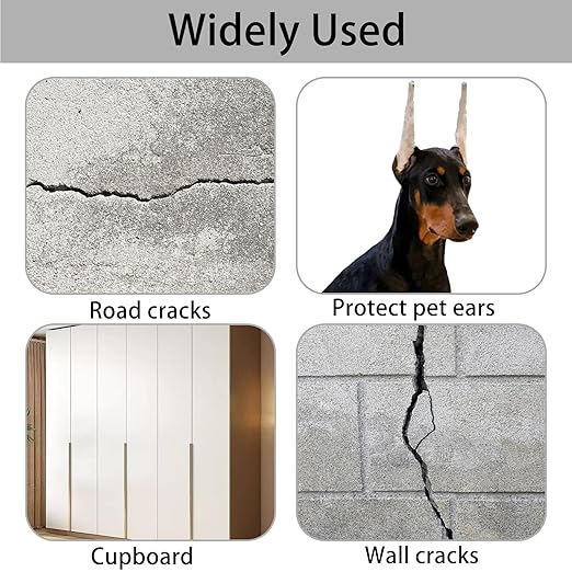 Backer Rod 1/4 Inch, 50' EPDM Rubber Caulk Saver Backer Rod Foam Strip Rope Seal for Concrete Joints, Wall Cracks, Driveway and Joint Fillers(Gray, 50')