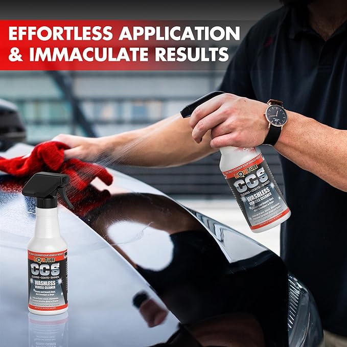 CCS Multi Surface Cleaner - Bug Remover for Motorcycles, Cars, Trucks, RVs, Boats - Polymer Chain Clear Coat Ceramic Alternative - Top Coat Shine and Protection Technology (16 oz)