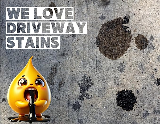 Oil Eater Overnight Concrete Stain Remover β Driveway, Garage & Paver Oil Stain Cleaner