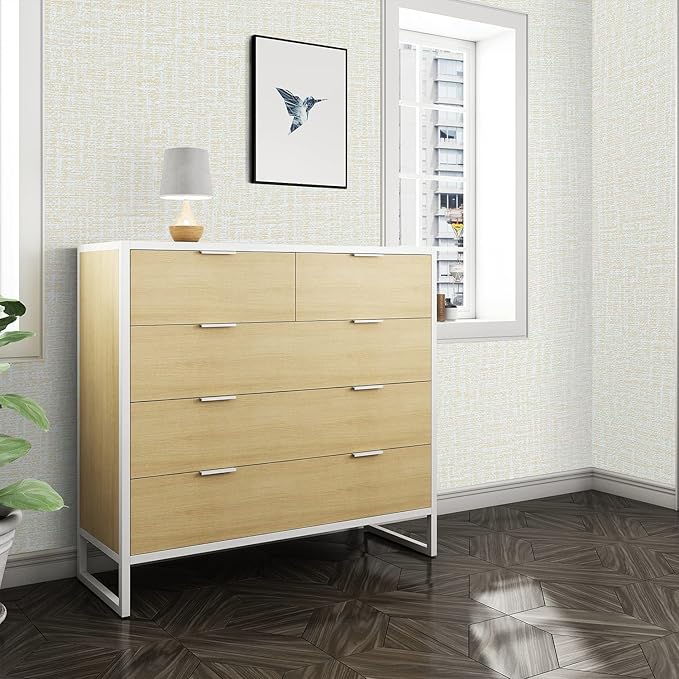 Peel and Stick Wallpaper Beige Grass Cloth Wall Paper - 15.7 x 98 Inch Self Adhesive Wallpaper Peel and Stick, Easy to Paste Wall Contact Paper for Stand Liner, Table and Door Makeover Decor