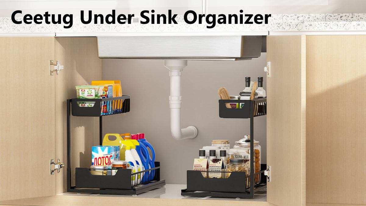 Ceetug Under Kitchen Sink Organizers and Storage, Wh | Home Organizati - Image 8