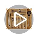 Umilife Large Expandable Kitchen Silverware Utensils Drawer - Image 8