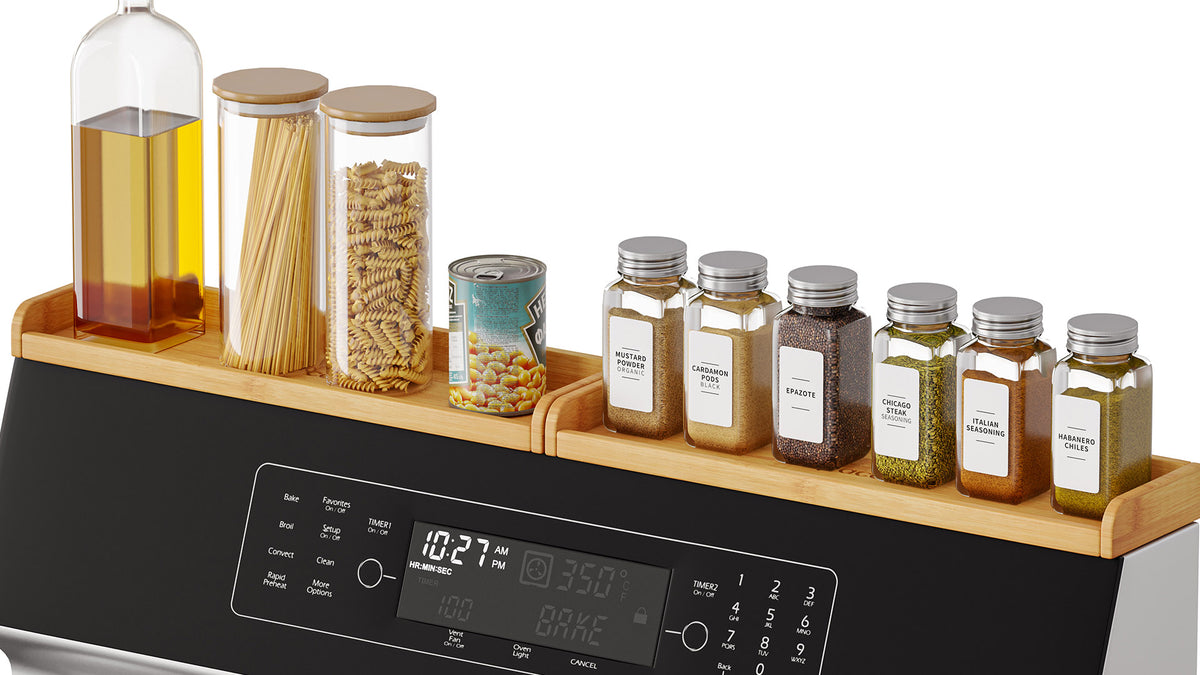 SpaceAid 30" Wide Kitchen Shelf Organizer for Stove, - Image 7