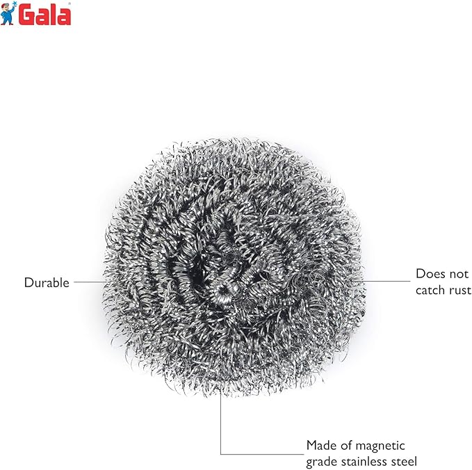 Gala Steel Scrubber Combo Set (Pack Of 12)