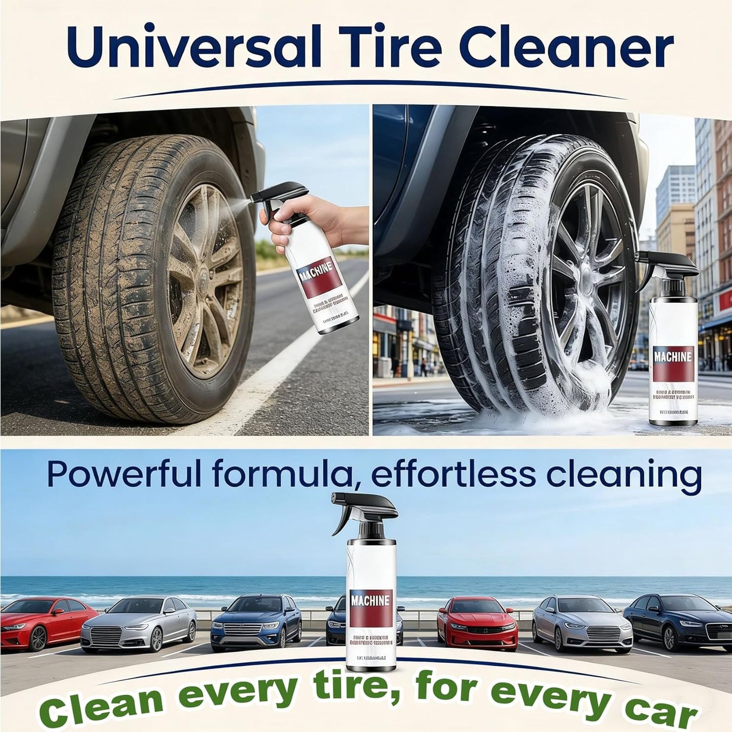 Outdoor All-Purpose Heavy-Duty Cleaner Spray – Industrial Strength Degreaser for Decks, Patios & Driveways | Fixory911