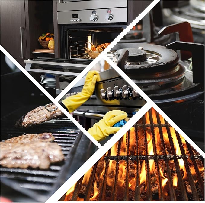 Oven & Grill Cleaner(18oz) heavy duty, fast penetrating, concentrated cleaner, oil & grease remover and all purpose sponge