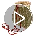 Hand Woven Bamboo Small Basket 3.93X3.93X5.50in Kids Dance Prop - Image 8