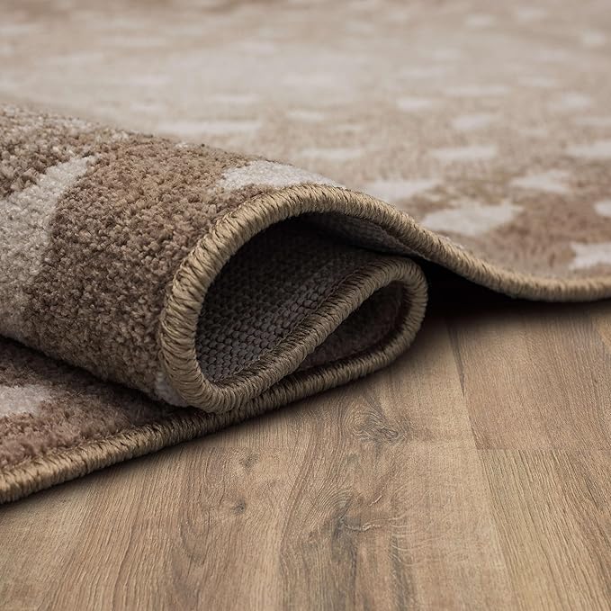 Mohawk Home Antelope Animal Print Beige 2' 1" x 3' 8" Area Rug Perfect for Kitchen, Living Room, Dining Room