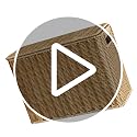 OSALADI Woven Basket with Lid and Handle 14.96 X 10.62 X 5.90 - Image 8