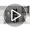Lomojo Small Bathroom Storage Cabinet Corner, 7.87"Dx7.87"W - Image 8