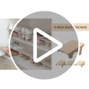 4 Pack Shoe Dividers for Shelves, Stacking Shoe Organizer - Image 8