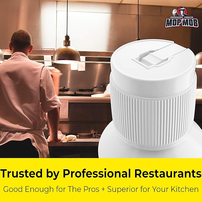 Commercial Grill and Oven Cleaner 32oz Concentrate 4pk. Heavy-Duty Fast-Acting Degreaser Solution Removes Carbon, Grime, Burnt Food and Oil for Griddles Fryer Baskets and Kitchen Cooking Surfaces.