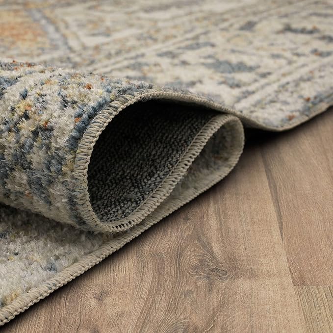 Mohawk Home Nyx Floral Ornamental Cream 3' 11" x 6' Area Rug Perfect for Living Room, Dining Room, Office
