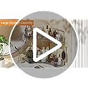 3-Tier Green Corner Organizer, PET Counter Storage with Hooks - Image 8