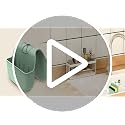 Sponge Holder for Kitchen Sink, Silicone Sink Saddle Caddy - Image 8