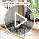 XYZLVSI Compact Small Dish Drying Rack, RV Dish Rack for Kitchen - Image 8