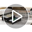 75L 2 Pack Adjustable Under Bed Storage with Wheels - Image 8