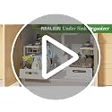 REALINN Under Sink Organizer, L-Shaped 2 Tier Pull Out Cabinet - Image 8
