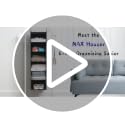 MAX Houser 6 Tier Foldable Hanging Closet Organizer with Hooks - Image 8