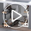 2-Tier Sliding Under Sink Organizer, L-shape Pull Ou | All Products - Image 8