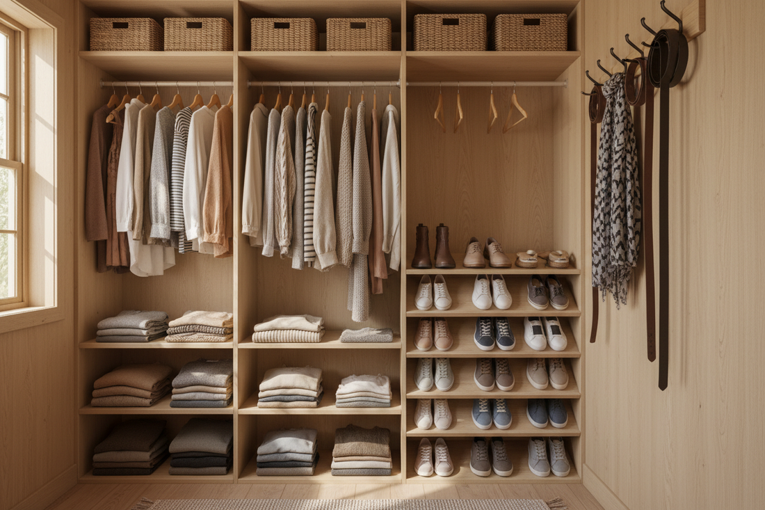 How to Organize Belts in a Small Closet Without Taking Up More Space
