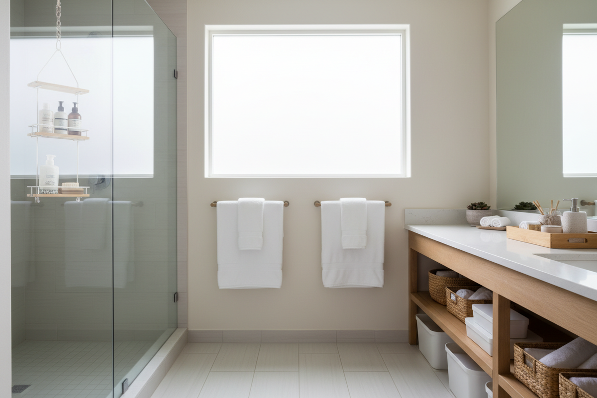 Bathroom Calm Setup