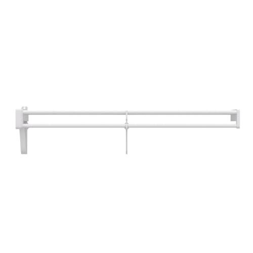 EZ Shelf Expandable Laundry Room Shelving Kit, Wall Mount, White - Image 5
