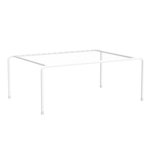 Kitchen Cupboard Organiser-2 Pack Metal Wire Storage Shelf Insert - Image 5