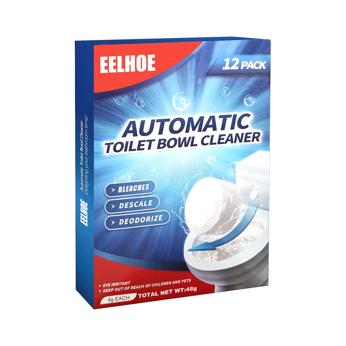 Toilet Cleaning Effervescent Tablets – Lemon Scent Fizzing Cleaner | Fixory911