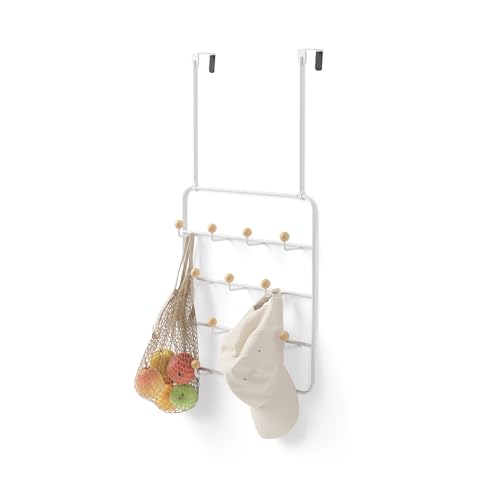 Umbra Estique Coat Rack, Over the Door Wall Hooks - Image 2