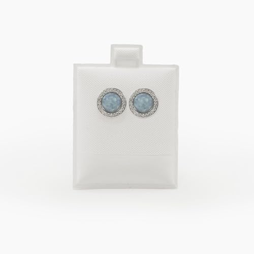 CuteBox 1.5" x 1.75" Plain White Puff Pad Earring Ca | Storage & Organ - Image 5