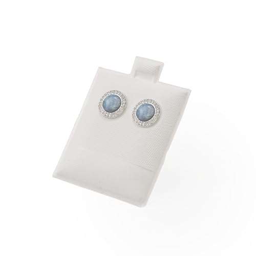 CuteBox 1.5" x 1.75" Plain White Puff Pad Earring Ca | Storage & Organ - Image 4