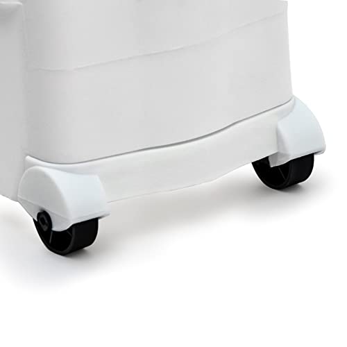28" Slim Slide Out Storage Tower for Laundry, Bathroom - Image 5