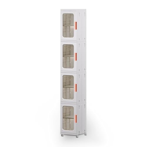 Narrow Storage Cabinet with Doors and Shelves Tall Skinny - Image 2