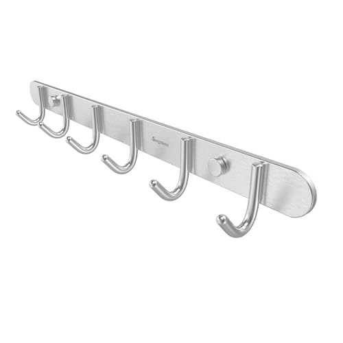 Coat Hook Rack Wall Mounted - Sagmoc Towel Hook Rail - Image 2