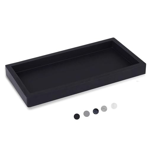 Silicone Bathroom Vanity Tray Dish Soap Holder Sink Organizer - Image 2