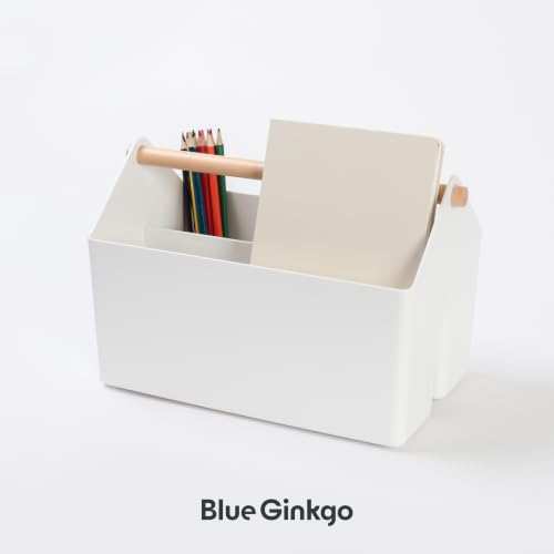 BLUE GINKGO Storage Basket, Medium 4.5L, White, Made in Korea - Image 4