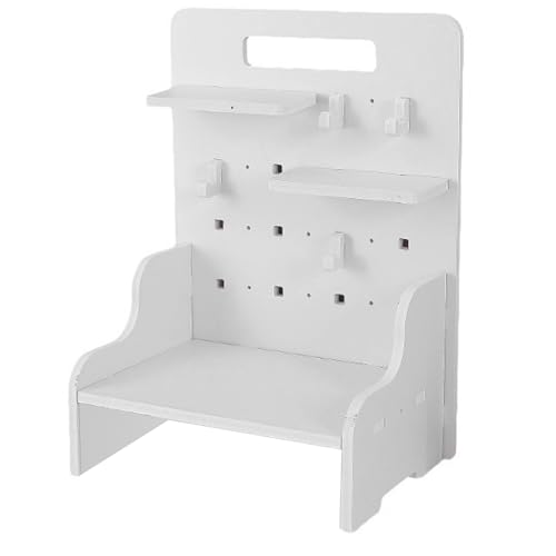 Wood Desk Pegboard Organizer, Desktop Peg Board with | All Products - Image 2
