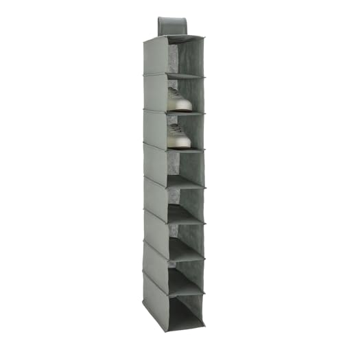 Amazon Basics 8-Tier Hanging Closet Shelf Shoe Organizer, Space - Image 2